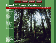 Tablet Screenshot of franklinwoodproducts.com